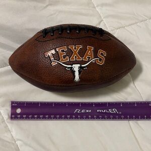 Texas Brown Kids Football with Longhorn Logo